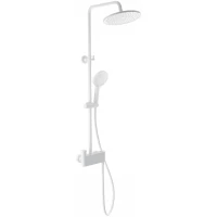 Душевая система Wonzon & Woghand Muse Corno WW-B3110-MW 255 мм, с термостатом, белый матовый