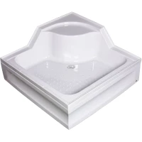 Акриловый поддон 90x90x40 см Wemor 90/40 S
