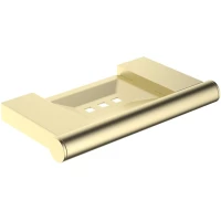 Полка для ванной с мыльницей Timo Luiro 18522/17 20,4 см, золотой матовый