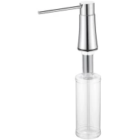 Дозатор для жидкого мыла Boheme 630-CR 300 мл, встраиваемый, для кухни, хром