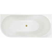 Акриловая ванна Royal Bath Nero RB710301R-GD 170x78 см R, угловая, белый