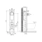 Монтажный элемент для подвесного унитаза, 1150 мм BelBagno BB003-30 - 18