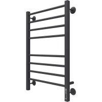 Полотенцесушитель электрический Terminus Сицилия П8 4670078543011 800x530, ТЭН правый, черный муар