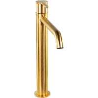 Смеситель для раковины Emmevi Filobrass 85003BIG/ORS с донным клапаном, золотой матовый