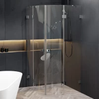 Душевой уголок Riho Scandic NXT X309 G001109120 117,2x117,2 см, профиль хром, стекло прозрачное