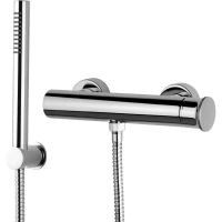 Смеситель для душа Emmevi Filobrass 85002BZI/CR с душевым гарнитуром, хром