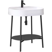 Консоль для раковины черный матовый Belux Эвора Н 75 М 4810924282484