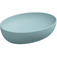 Раковина-чаша GSG Easy EALAVOV55037 55x42 см, накладная, ледяной матовый