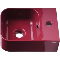 Раковина Plumberia Selection IXO XO2535FMG 25x35 см, рукомойник, бордовый глянец