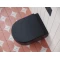 Унитаз подвесной Ceramica Nova Play CN3001MB безободковый, с сиденьем микролифт, черный матовый - 9