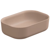 Раковина-чаша GSG Hit HILAVRE60032 60x42 см, накладная, бежевый матовый