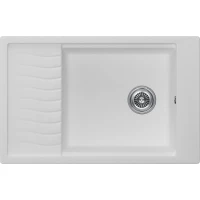 Кухонная мойка KuchenStern Ku-Granit Brett 60 111WH10 78x50 см, белый