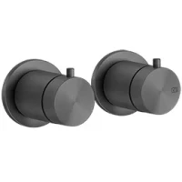 Термостат для ванны Gessi Gessi316 54236#707 встраиваемый, черный хром матовый