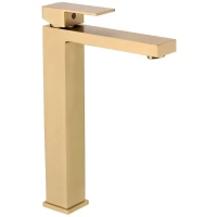 Смеситель для раковины Grocenberg GB3008MG золотой матовый