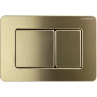 Кнопка смыва Charus Robusto FP.310.BTG.05 для инсталляции, темное золото матовый