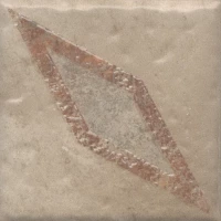 Декор Спартель 2 бежевый матовый 9,8x9,8x0,7