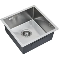 Кухонная мойка Zorg SKS 4444 44x44 см, нержавеющая сталь