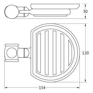 Изображение товара мыльница - компонент для штанги valsan val 024