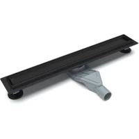 Душевой трап (лоток) Esbano C-TILE-80MB ESTRCOMTILE80MB 80 см, с решеткой, 2 в 1 под плитку, черный матовый