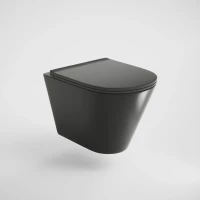 Унитаз подвесной Grossman GR-4477BMS безободковый, с сиденьем микролифт, черный матовый