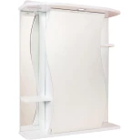 Изображение товара зеркальный шкаф 65x76,2 см белый глянец r onika лилия 206511