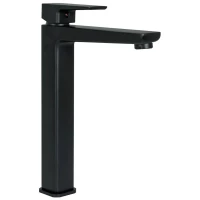 Смеситель для раковины Rea Orix REA-B8467 без донного клапана, черный матовый