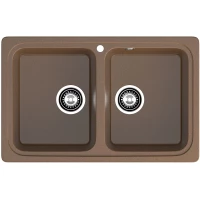 Кухонная мойка GranFest Standart 780K 78,6x50 см, терракот