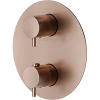 Термостат для ванны Newform X-Steel 316 69663EX.59.067 встраиваемый, медь матовая
