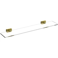 Полка стеклянная Wonzon & Woghand Graffity WW-9327-BG 60 см, золотой матовый