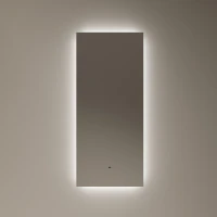 Зеркало Sancos Square 2.0 SQ2T.350 35x80 см, с LED-подсветкой, сенсорным выключателем, диммером, антизапотеванием