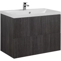 Тумба под раковину Art&Max Verona Push AM-Verona-Push-800-2C-SO-KD 79,6 см, подвесная, кадена дарк