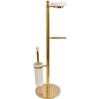 Комплект для туалета Cezares Olimp OLIMP-WCS-03/24-Sw напольный, золотой