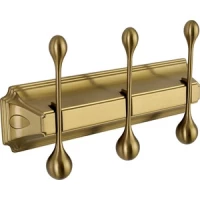 Планка с крючками Elghansa Hermitage HRM-930-BRONZE для ванны, бронза