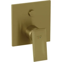 Смеситель для ванны Kludi Decus 54759N075 встраиваемый, золотой матовый