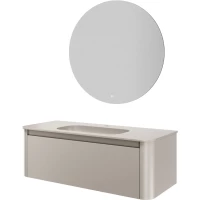 Комплект мебели Armadi Art Voi Cashmere 782-120-C + 786-120-C + 545-100 122 см, подвесной, кашемир матовый