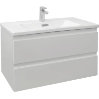 Тумба под раковину Jacob Delafon Madeleine EB2053-J55 79,8 см, подвесная, светло-серый матовый