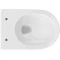 Унитаз подвесной Aqueduto Cone CON0110 безободковый, с сиденьем микролифт, белый глянец - 4