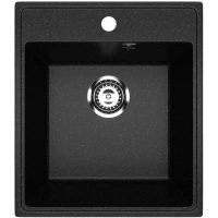 Кухонная мойка Practik PR-M-425-004 42,5x48,5 см, оникс