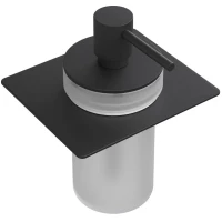 Дозатор для жидкого мыла Boheme Space 10966-B-DISP настенный, черный матовый