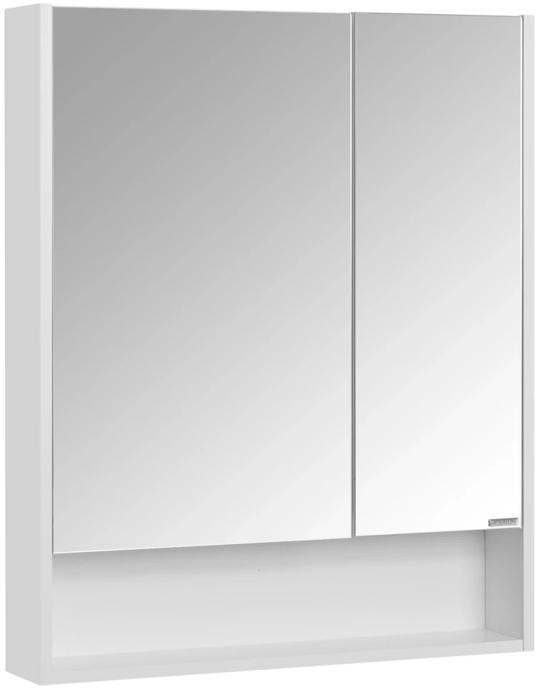 Зеркальный шкаф 70x85 см белый матовый Акватон Сканди 1A252202SD010 - фото 1