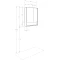 Зеркальный шкаф 70x85 см белый матовый Акватон Сканди 1A252202SD010 - 7