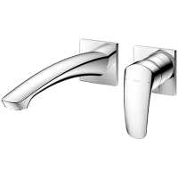 Смеситель для раковины Toto GM TLG09308R встраиваемый, без донного клапана, хром
