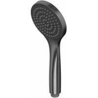 Душевая лейка Whitecross BASIC-GM 101 мм, 1 режим, оружейная сталь