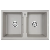 Кухонная мойка Paulmark Tandem серый PM238150-GR