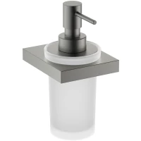 Дозатор для жидкого мыла Timo Petruma 15239/18 170 мл, настенный, вороненая сталь