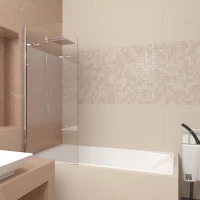 Шторка для ванны 70 см Veconi Palau PL80-70-01-19C1 прозрачное