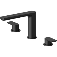 Смеситель для раковины Newform Haka 72000.01.093 без донного клапана, черный матовый