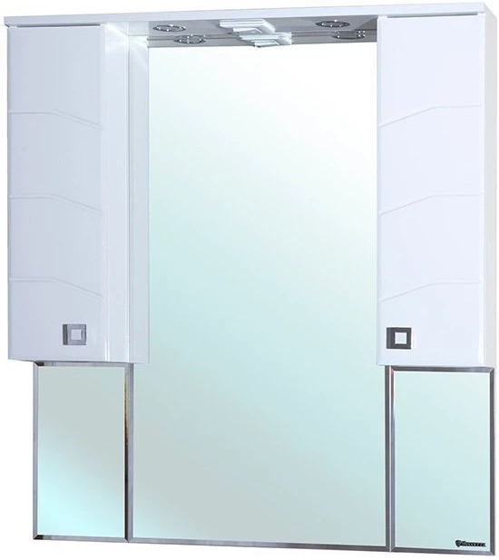 Зеркальный шкаф 100,5x100,1 см белый глянец Bellezza Джулия 4611218000018 костюм джулия