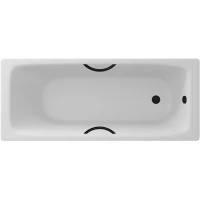 Ванна чугунная Delice Biove DLR220509RB 170x75 см, с ручками, белый