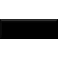 Плитка CVA033 Negro biselado brillo 10x30